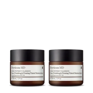 High Potency Face Finishing & Firming Tinted Moisturiser SPF 30 Duo (worth £128) - undefined undefined