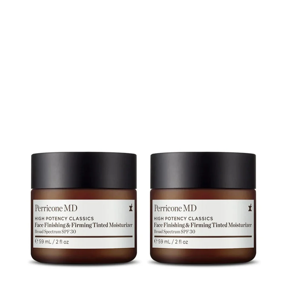 High Potency Face Finishing & Firming Tinted Moisturiser SPF 30 Duo (worth £128) Image 1